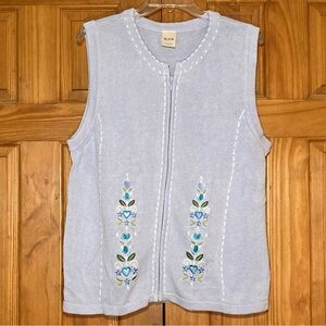 NWOT Blair Sweater Vest Full Zip Size L